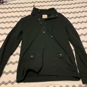 Banana republic black button sweater